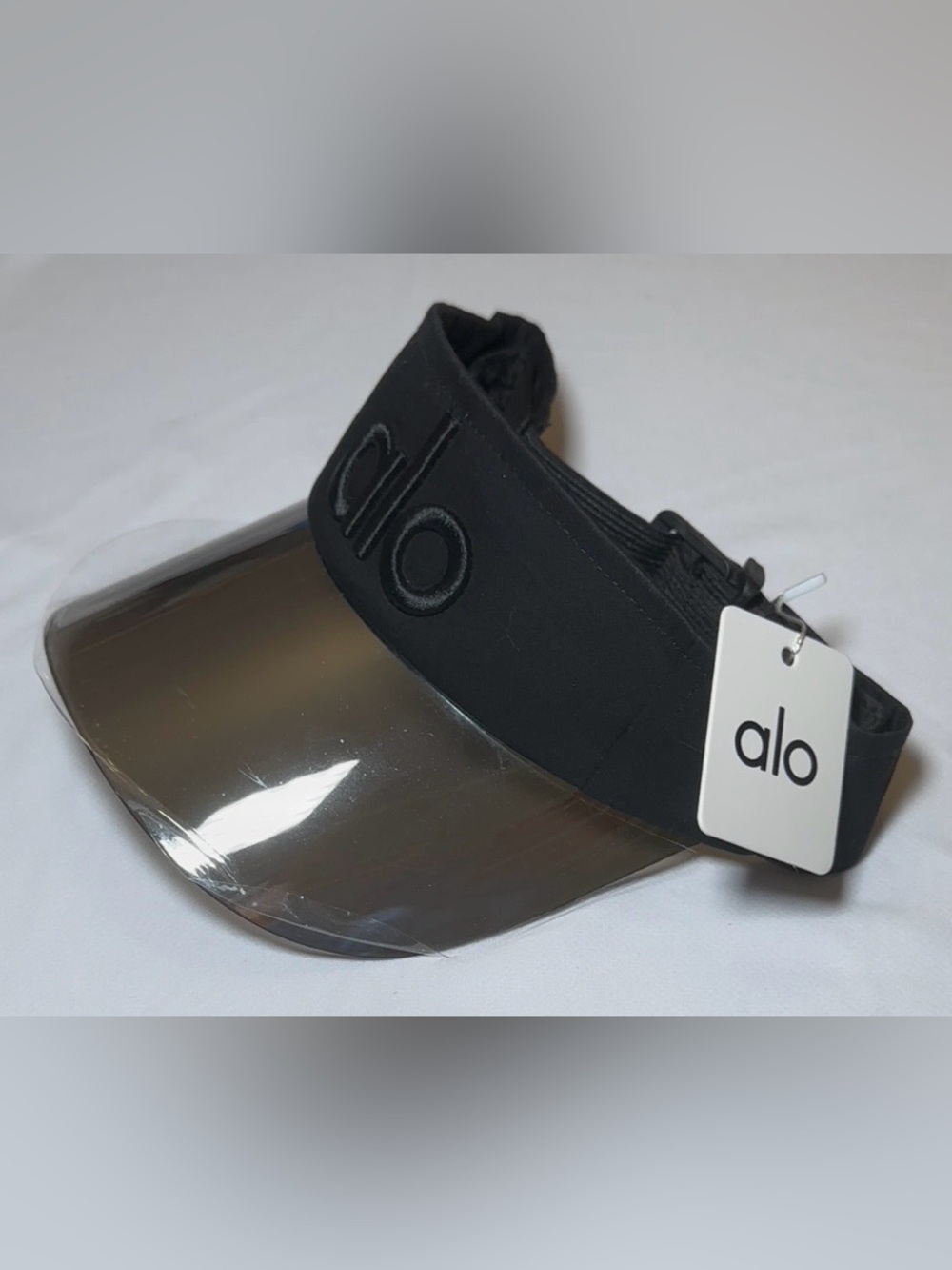 ALO Yoga Midnight Black Visor with Tinted Shield